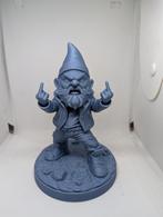 Boze kabouter beeldje, Ophalen of Verzenden, Nieuw, Grijs, Kunststof