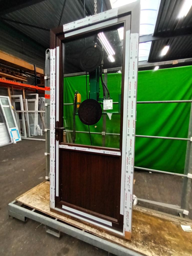 Kunststof Buitendeur 2/3glas  b103 x h224 cm -1779-, Kunststof, 215 cm of meer, Niet ingevuld, Nieuw