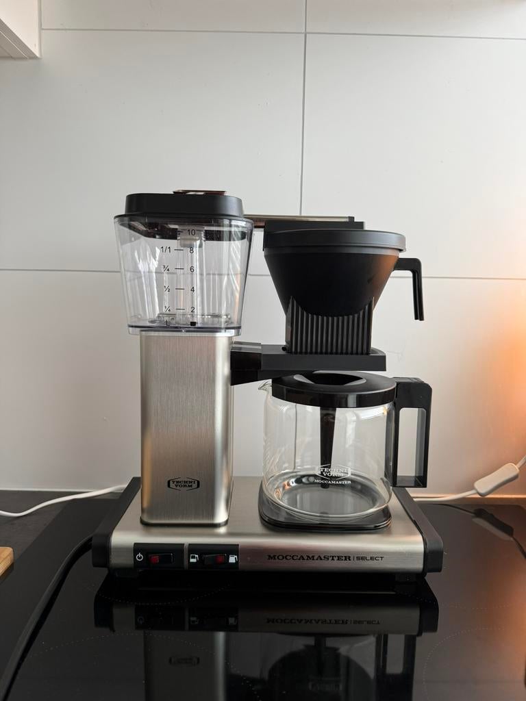 Mocca master technivorm rvs, 10 kopjes of meer, Ophalen of Verzenden, Zo goed als nieuw, Koffiemachine