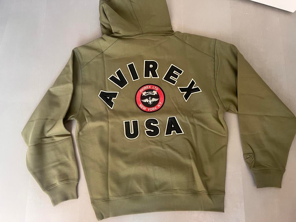 Avirex USA Hoodie - Nieuw met labels, Ophalen of Verzenden, Nieuw, Maat 46 (S) of kleiner, Groen