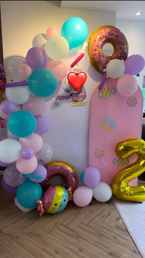 Backdrop decoratie, Ophalen, Zo goed als nieuw, Geboorte of Huwelijk