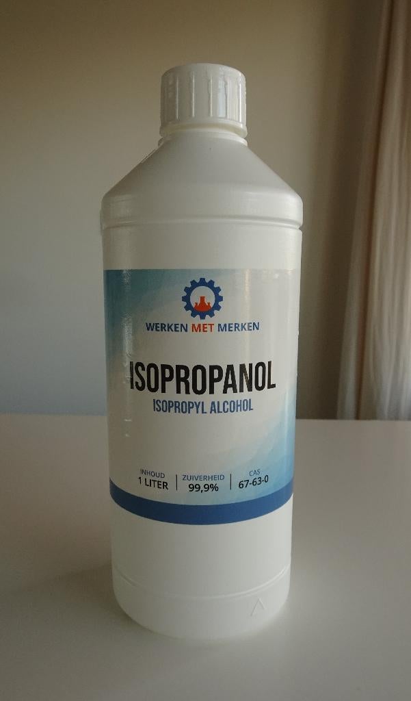 Isopropyl Alcohol - 1 Liter - 99,9% - NIEUW, Ophalen, Schoonmaakmiddel