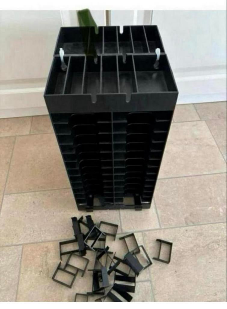 PortaInk Inktkussen Opslag Draaibaar Plateau, Zwart, Gereedschap of Toebehoren, Ophalen of Verzenden, Zo goed als nieuw