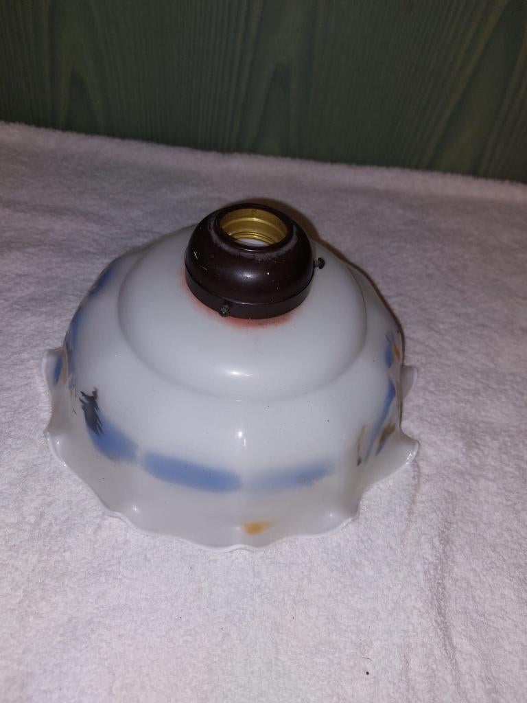 oud opaline lampenkapje, begin 1900, Ophalen of Verzenden