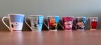 Set van zes Snoopy bekers / mokken Charlie Brown en Peanuts, Overige materialen, Overige typen, Ophalen of Verzenden, Zo goed als nieuw