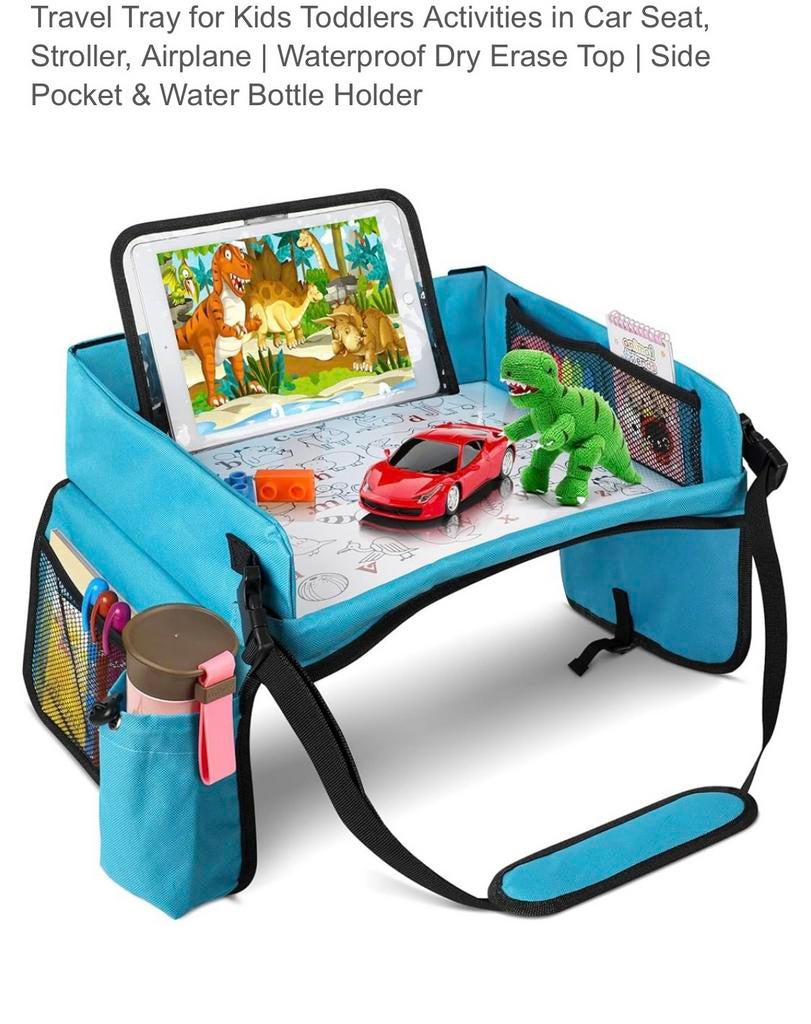 Speel teken tafeltje auto, organiser Buenavo travel tray, Ophalen, Gebruikt