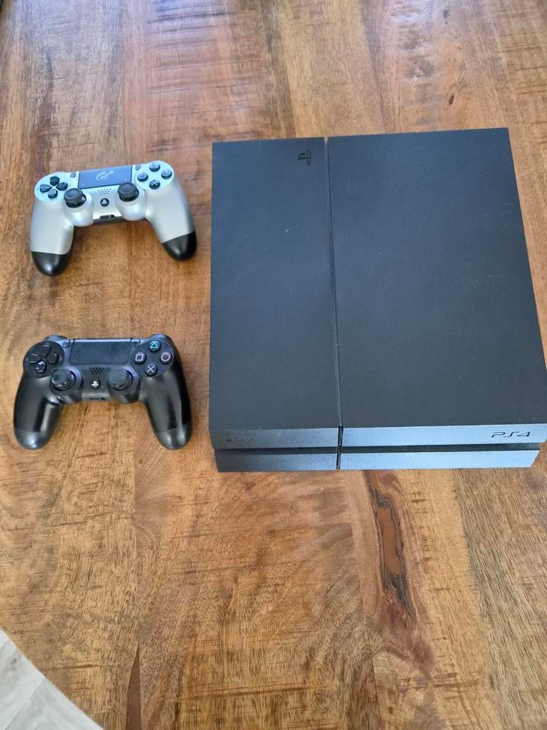 PlayStation 4 met 2 controllers, Ophalen of Verzenden, Gebruikt, Met 2 controllers, Original