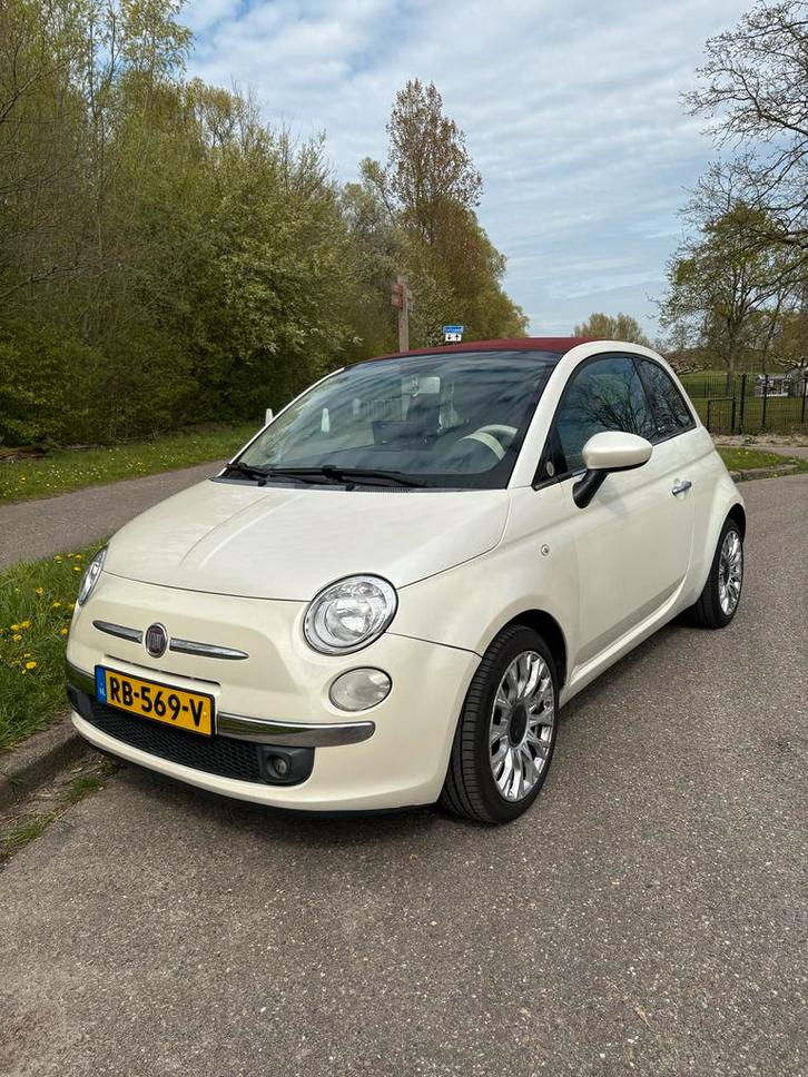 Fiat 500C 1.2 2010 Wit, Auto's, Fiat, Particulier, 500C, Airbags, Airconditioning, Apple Carplay, Bluetooth, Elektrische ramen