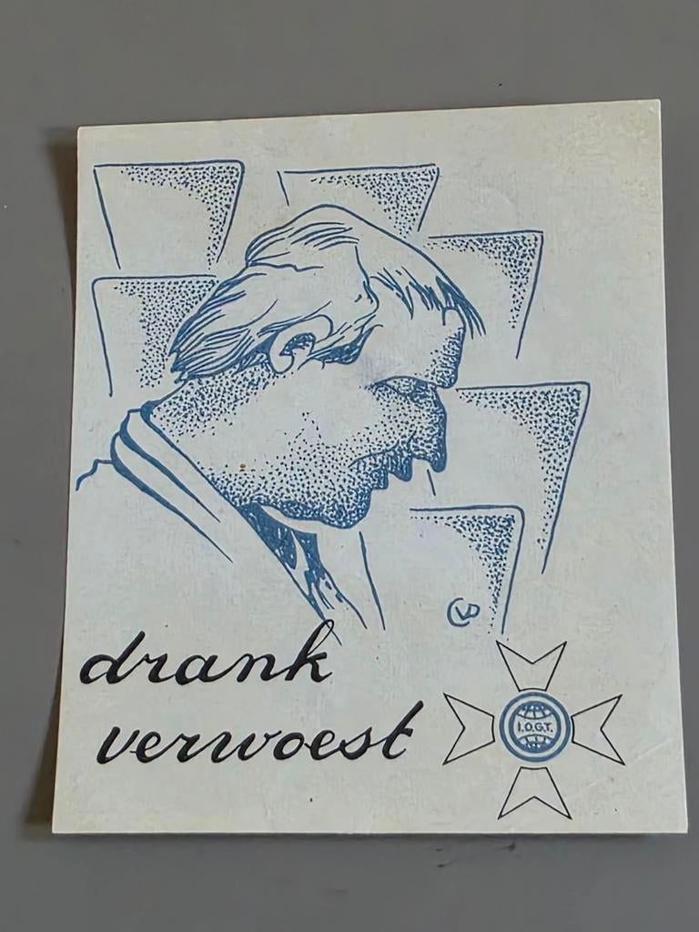 084) ANTI ALCOHOL  - DRANK VERWOEST, Ophalen of Verzenden, Overige thema's