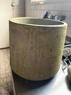 betonnen bloempot, rond, voor buiten, Tuin en Terras, Bloembakken en Plantenbakken, Gebruikt, Minder dan 60 cm, Rond, Ophalen of Verzenden