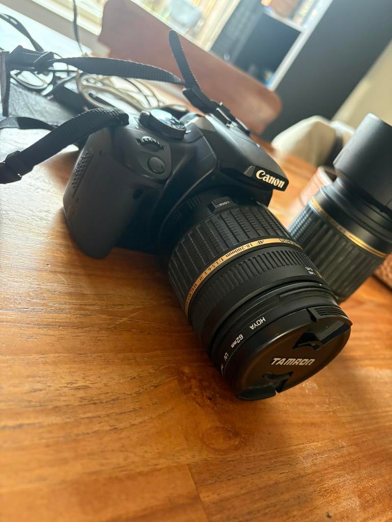 Canon 400D body met 2 tamron lenzen, Ophalen, Spiegelreflex, Canon, Zo goed als nieuw