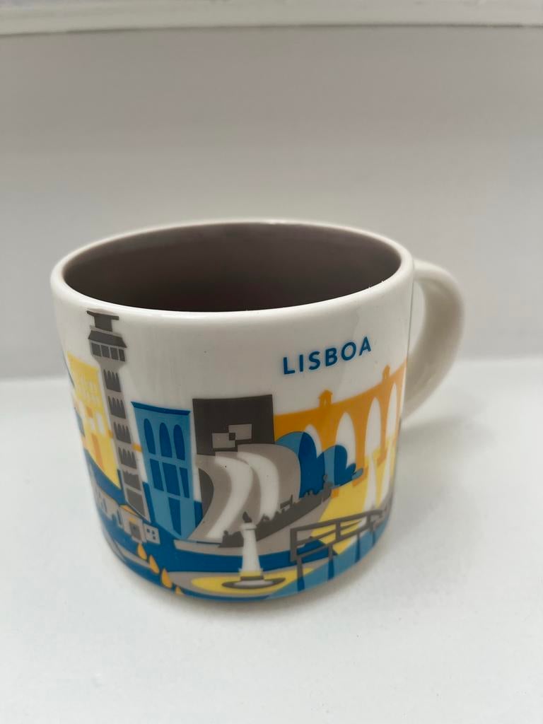 Starbucks You Are Here collectie Lisboa beker, Verzamelen, Ophalen, Gebruikt, Gebruiksvoorwerp