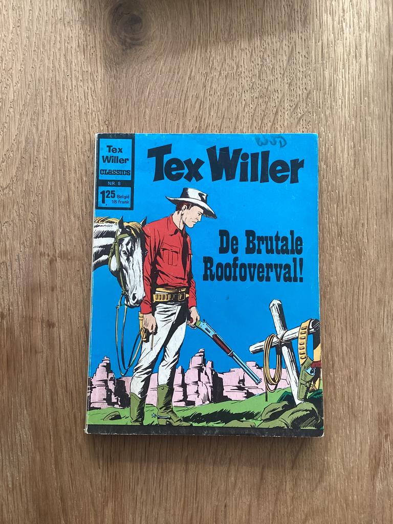 Tex Willer nr 8: De brute roofoverval (Gelezen), Boeken, Stripboeken, Eén stripboek, Ophalen of Verzenden, Gelezen