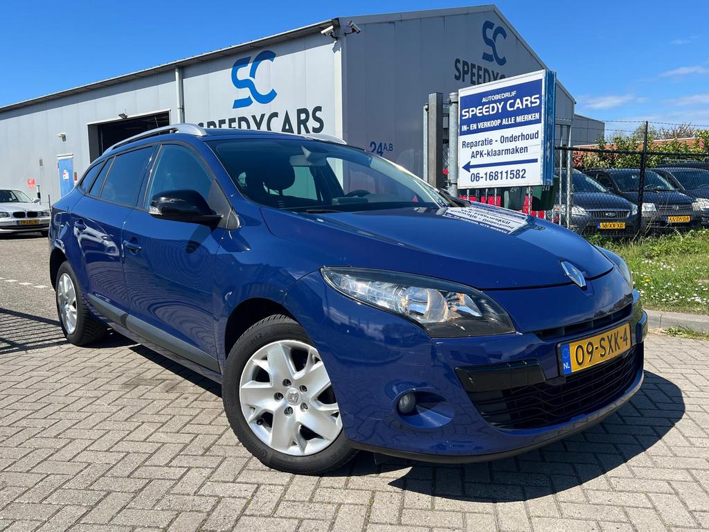 Renault Mégane 1.4 16V TCE Estate 2012 Navi Clima Pano, Auto's, Renault, Voorwielaandrijving, Stof, Zwart, 4 cilinders