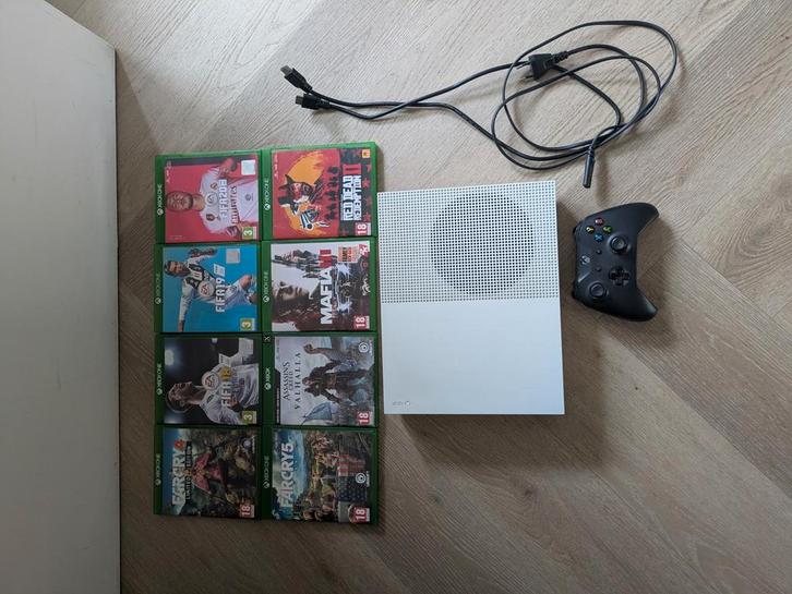 Xbox One S met games, Spelcomputers en Games, Games | Xbox One, Ophalen of Verzenden