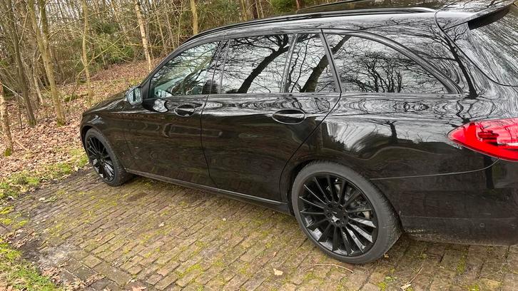 Mercedes-Benz C-Klasse  Avant Garde 9 traps  Aut. 2019 Zwart, Auto's, Mercedes-Benz, C-Klasse, ABS, Achteruitrijcamera, Adaptive Cruise Control