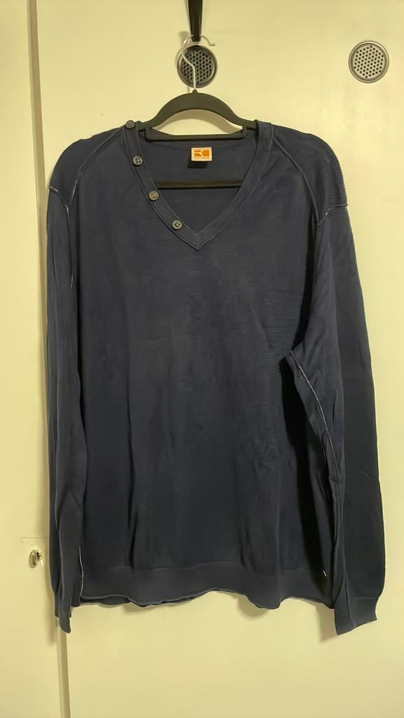 Hugo Boss trui XXXL, Kleding | Heren, Truien en Vesten, Ophalen of Verzenden, Zo goed als nieuw, Overige maten, Blauw