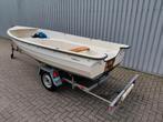 ☀️Toer/visboot Kmv With 4.50 m + boottrailer € 1150,-, Geen motor, Gebruikt, Tot 10 pk, Ophalen of Verzenden