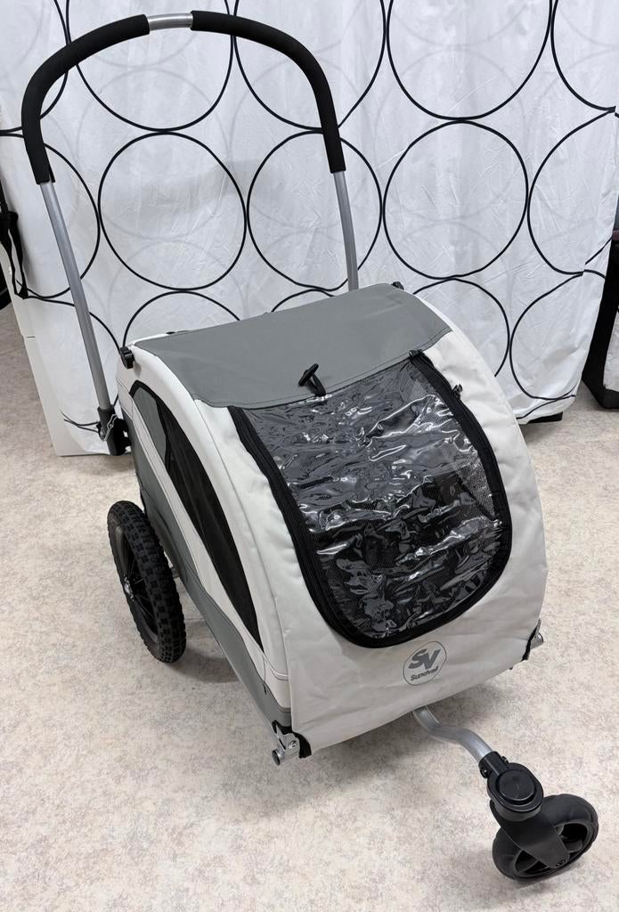 Honden fiets kar/honden buggy, Ophalen, Zo goed als nieuw, Hondenkar, Minder dan 20 kg