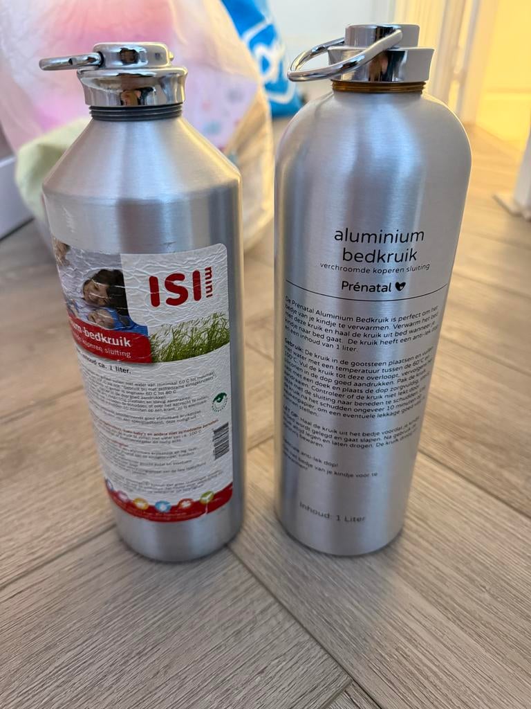 Waterkruiken + Jolein kruikhoezen beige, Overige typen, Nieuw, Standaard, Ophalen