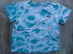 Tie dye T-shirt turquoise maat 158 shirt korte mouw, Ophalen of Verzenden, Gebruikt, Meisje, Shirt of Longsleeve