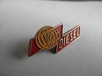 Ford Diesel oldtimertractor speld, oude broche, Verzenden, Gebruikt, Merk, Speldje of Pin