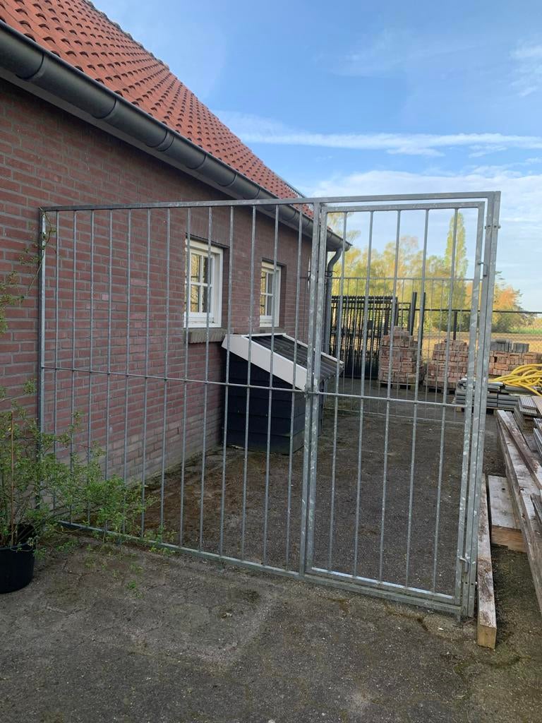 Hondenkooi uit 4 kennel delen verzinkt honden ren, Dieren en Toebehoren, Ophalen, Hondenkennel, 100 cm of meer, 110 cm of meer