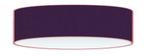Grote paarse plafondlamp, Huis en Inrichting, Lampen | Lampenkappen, Ophalen, Gebruikt, Overige kleuren, Rond