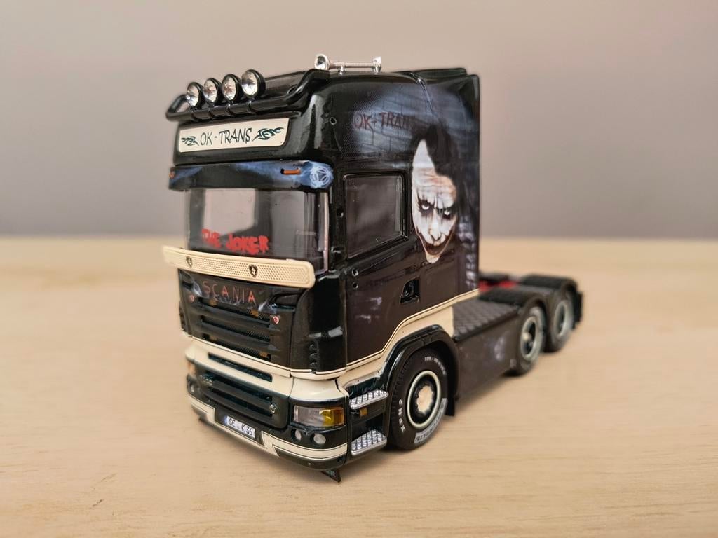 Tekno Scania OK Trans, Ophalen of Verzenden, Zo goed als nieuw, Bus of Vrachtwagen, Tekno