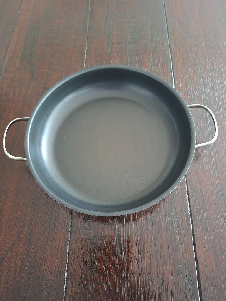 silit  wokpan, Huis en Inrichting, Keuken | Potten en Pannen, Gebruikt, Ophalen of Verzenden, Rvs, Keramische plaat
