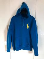 Polo Ralph Lauren hoodie maat M - Blauw - Geel Logo, Ophalen of Verzenden, Maat 48/50 (M), Blauw, Polo Ralph Lauren