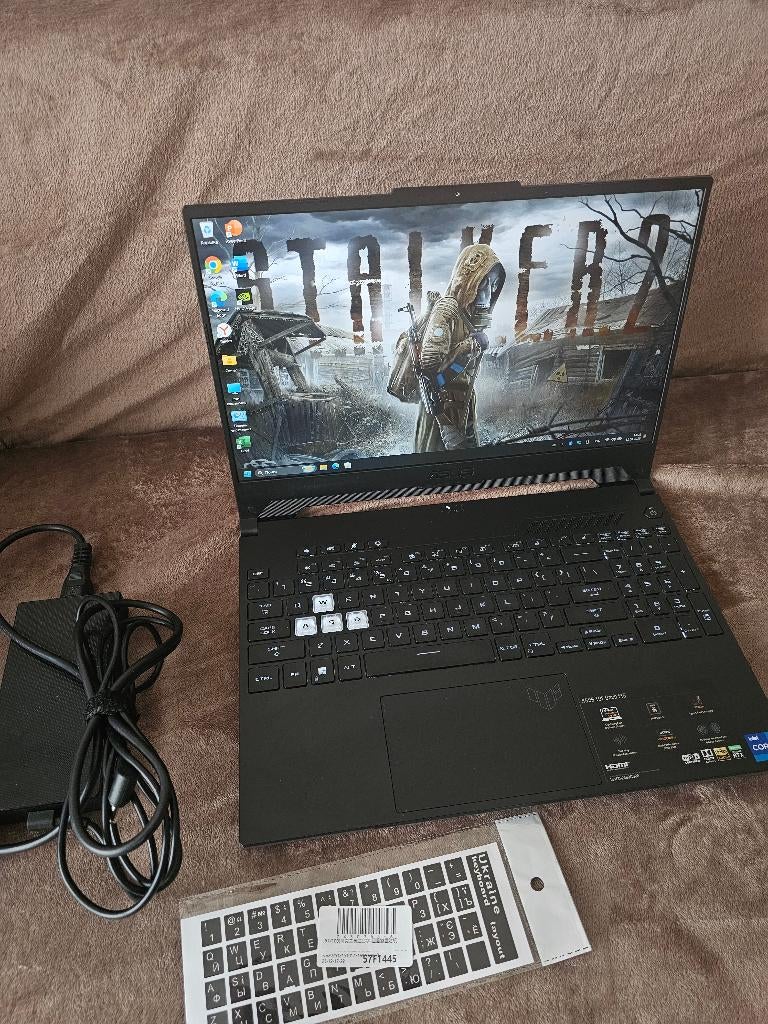 Asus Tuf Gaiming Laptop Intel i7 16 gbDDR5 SSD 1 TB RTX 3060, Computers en Software, Ophalen, Met videokaart, Asus, Intel® Core™ i7 