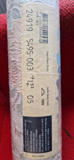 Euro Line Duplex Vintage behangrol met parelmoerbloemen, Ophalen of Verzenden, Vintage