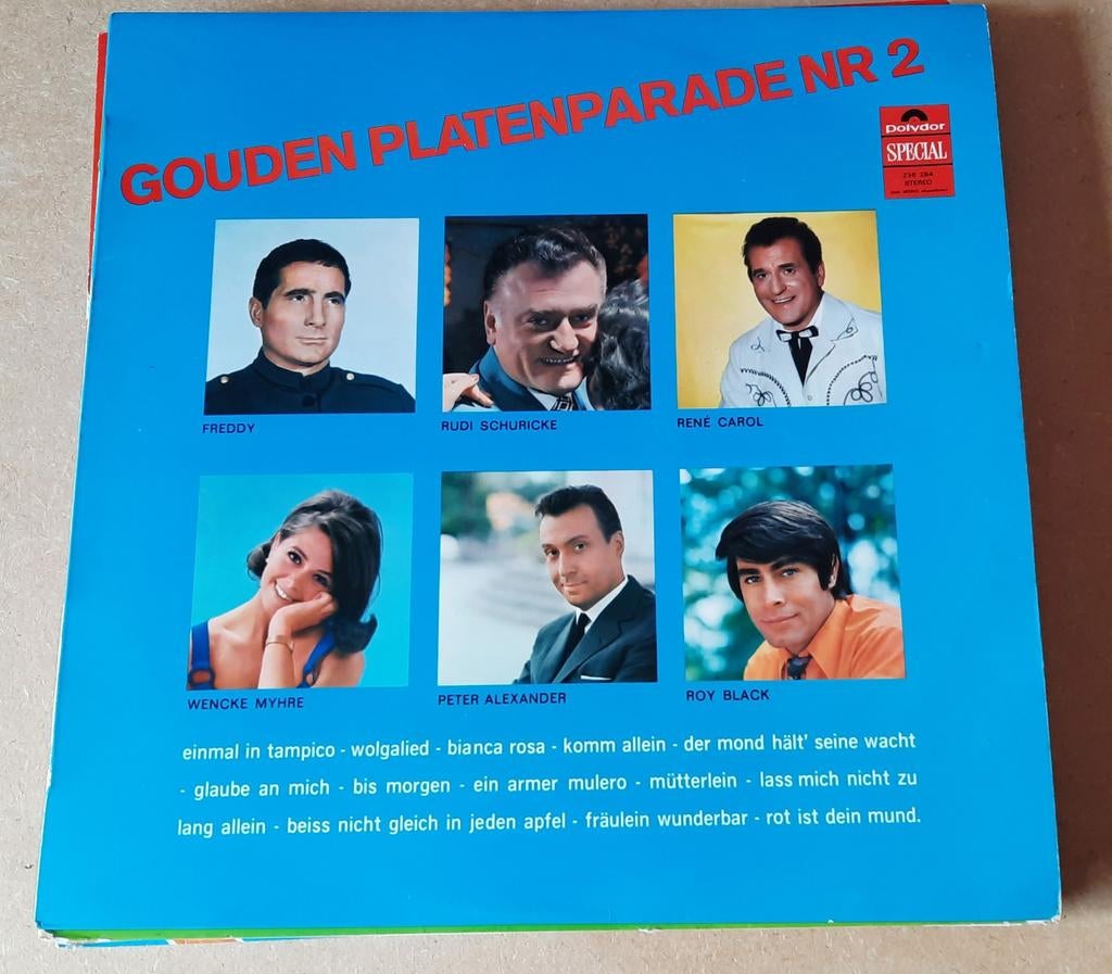 Gouden platenparade nr 2 o.a. Wencke myhre , renate kern, Verzenden, Zo goed als nieuw, Overige formaten