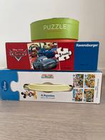 Leuke kinderpuzzels: Cars, Mickey Mouse en Dinosaurus, Ophalen, 10 tot 50 stukjes, Gebruikt, 2 tot 4 jaar