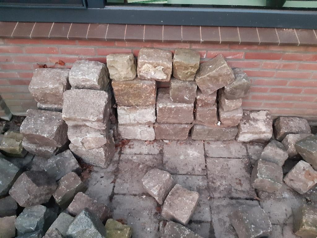 Basalt blokken, Tuin en Terras, Grind, Keien en Split, Ophalen, Beige, Basalt, Overige typen