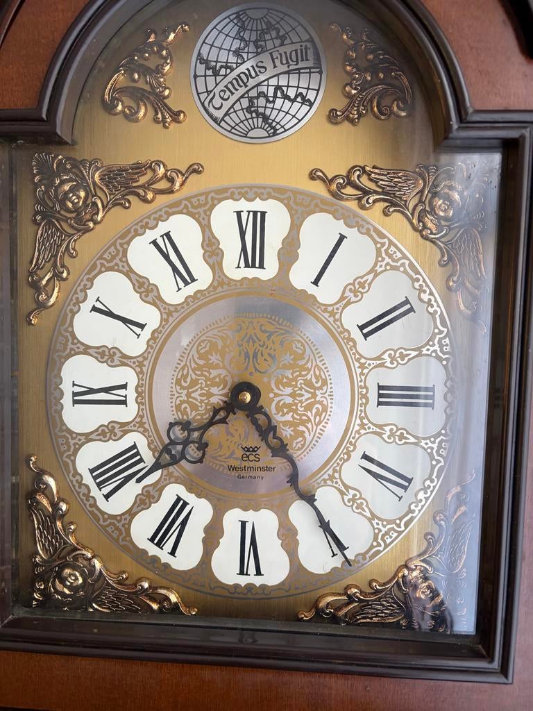 Tempus fugit Antieke standklok ( defect), Ophalen