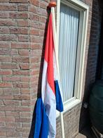 Nederlandse vlag en stok, Diversen, Vlaggen en Wimpels, Ophalen of Verzenden