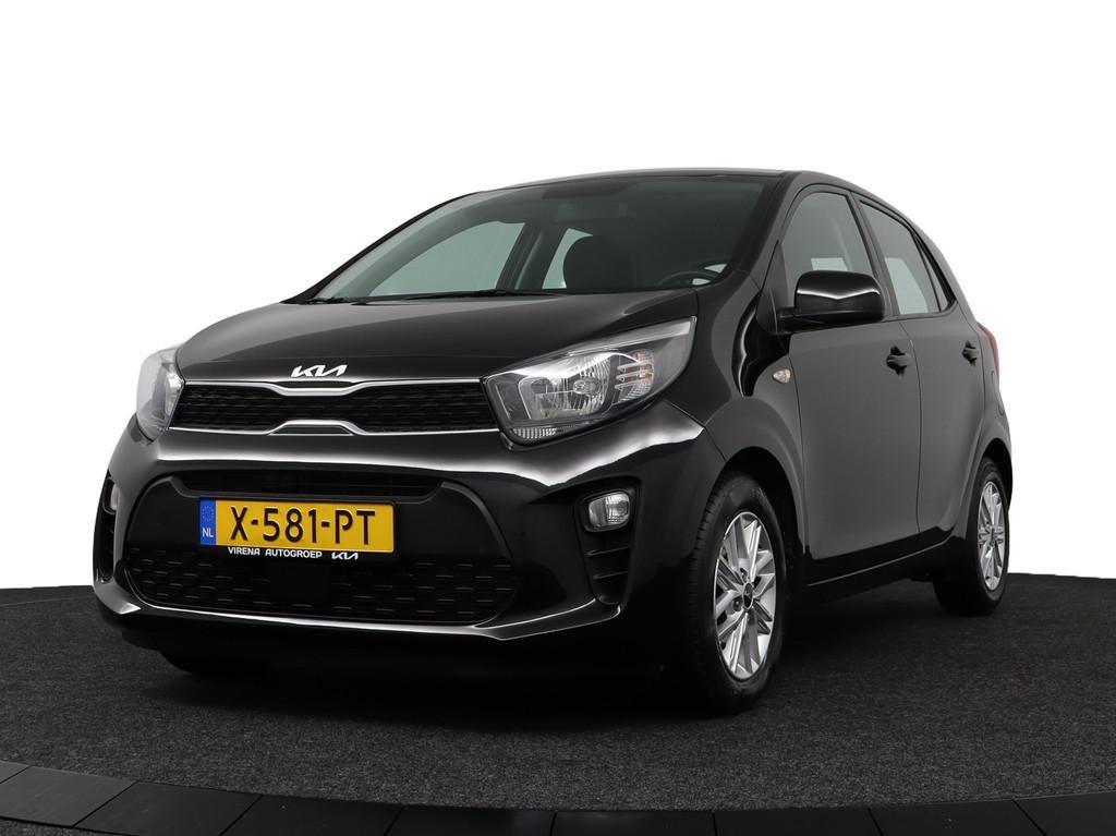 Kia Picanto 1.0 DPi DynamicLine Automaat - Achteruitrij Came, Auto's, Stof, Gebruikt, 4 stoelen, Start-stop-systeem