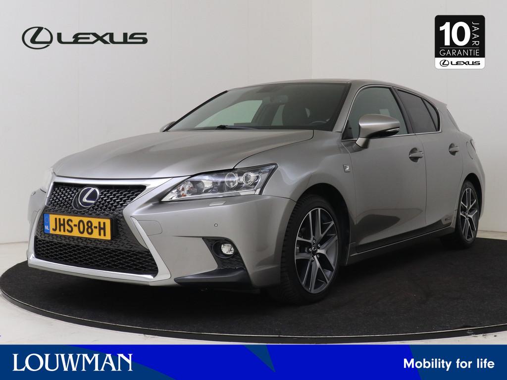 Lexus CT 200h F Sport Line | Memory Seat | Lederen Bekleding, Auto's, Lexus, 12 maanden, 136 pk, Gebruikt, Zwart