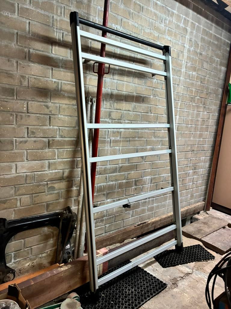 Qtop imperiaal ladderrol geluidspoilers volkswagen caddy, Ophalen, Gebruikt