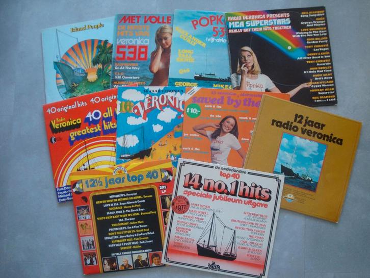 Radio Veronica Albums - 10 tuks (vinyl), Cd's en Dvd's, Vinyl | Verzamelalbums, Gebruikt, Pop, 12 inch, Ophalen of Verzenden