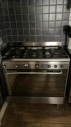 6 - pits gasfornuis Smeg, Ophalen, Gebruikt, Hete lucht, 60 cm of meer