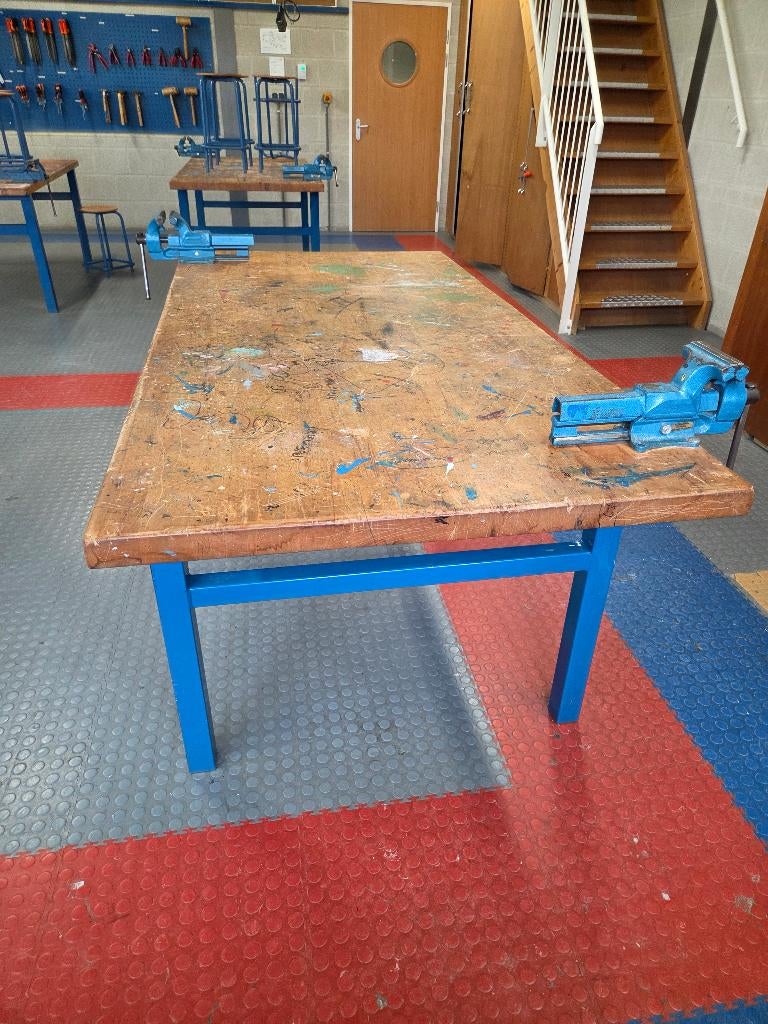 werkbank, Doe-het-zelf en Verbouw, Werkbanken, Ophalen, Gebruikt, Minder dan 70 cm, Bankschroef