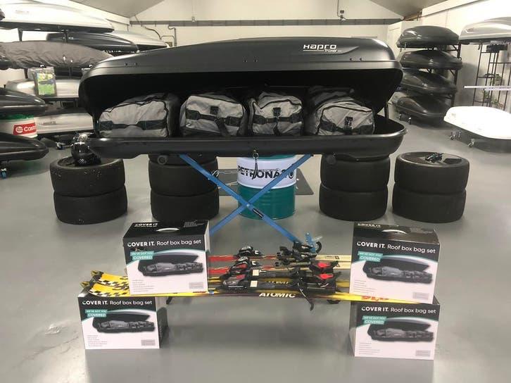 Dakkoffer tassenset 4-delig Nieuw!, Auto diversen, Dakkoffers, Ophalen, Nieuw, Cover-it, X