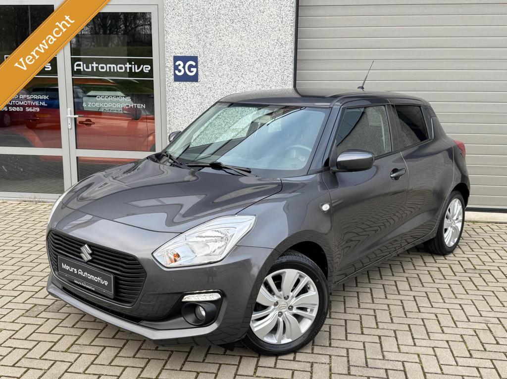 Suzuki Swift 1.0 Select CarPlay/Stoelverw/Navi/Airco/Camera/, Auto's, Voorwielaandrijving, Stof, Gebruikt, Zwart
