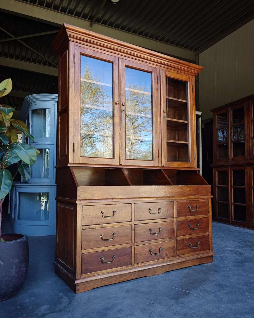 Antieke eikenhouten ladekast | Vakkenkast | Buffetkast #7716, Niet ingevuld, Gebruikt, 200 cm of meer, 150 tot 200 cm