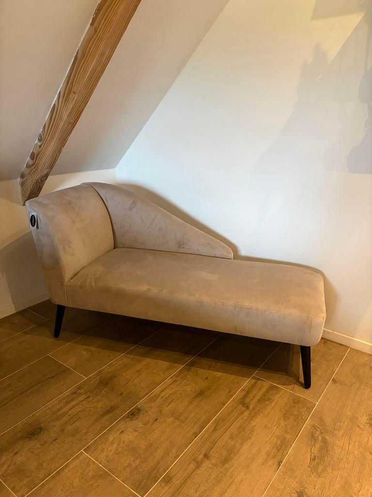 Riverdale Chaise longue lichtgrijs, Ophalen, Gebruikt, Eenpersoons, 75 tot 100 cm