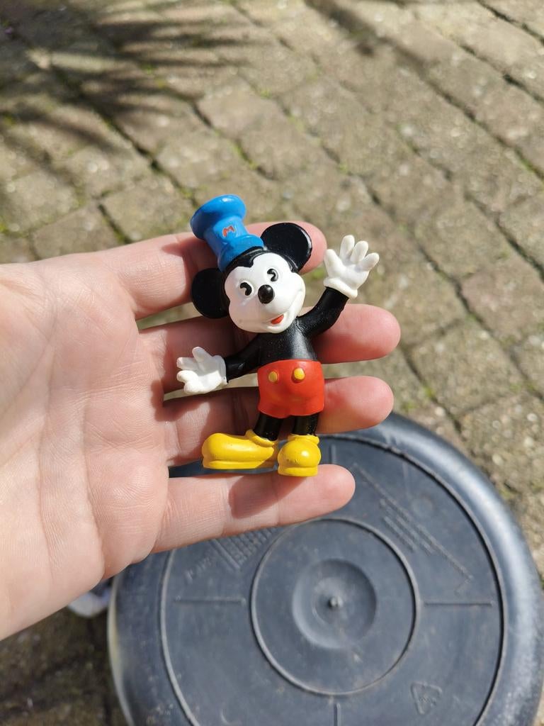 Mickey Mouse beeldje - Bullyland Disney handgeschilderd, Ophalen of Verzenden