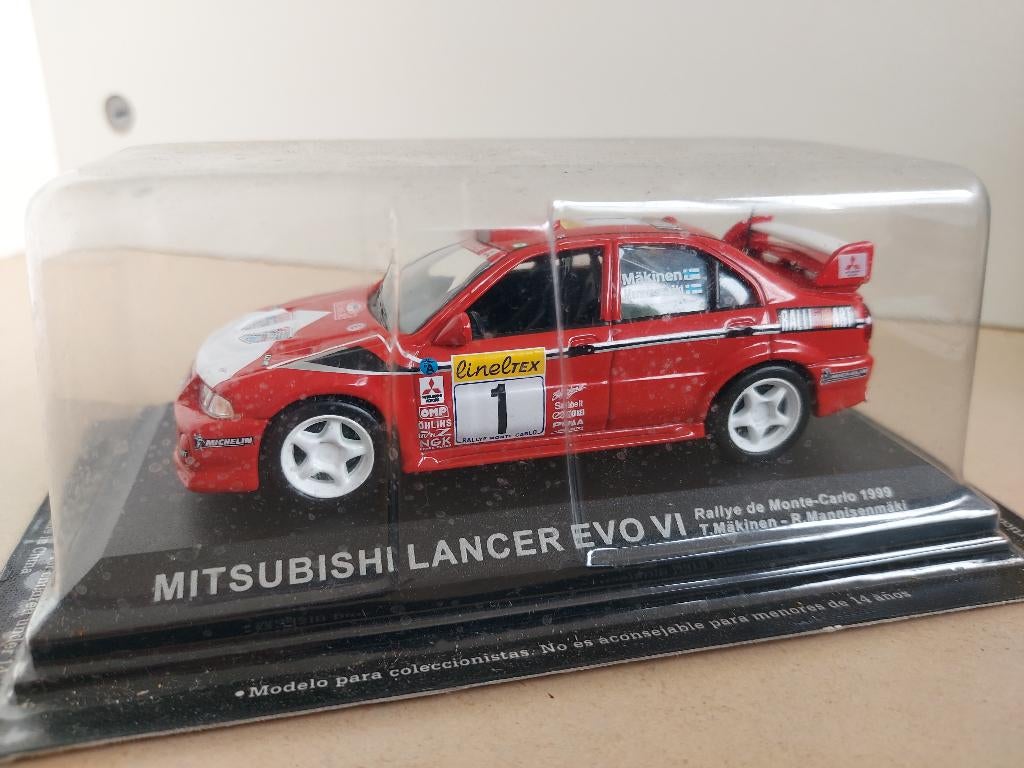 Mitsubishi Lancer Evo VI 1/43 editions Altaya, Hobby en Vrije tijd, Modelauto's | 1:43, Verzenden, Nieuw, Auto, Overige merken